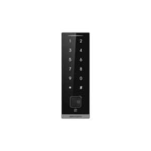 Teclado Esclavo con Lector de Tarjetas Virtuales Bluetooth y Códigos QR / Tarjetas MIFARE y PROX EM / Contraseñas / RS-485 Wiegand OSDP / Frecuencias 13.56 MHz y 125 KHz / Autenticación Tarjeta PIN QR Bluetooth / Táctil