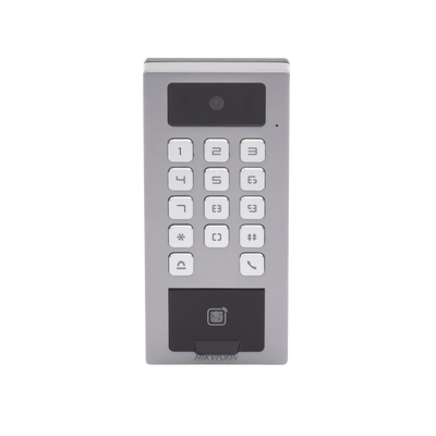 (PoE / 2 Relays) Terminal de Control de Acceso / Videoportero Multiapartamento Llamada a App / Teclado / Exterior Antivandálico IP65 & IK09 / Huella, Tarjeta, Código QR, PIN o App Hik-Connect / Cámara 2 MP compatible con NVRs - Image 3