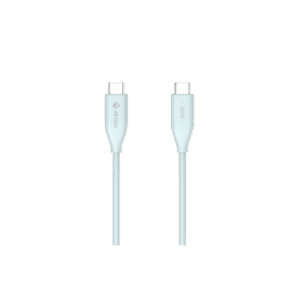 Cable de Carga USB-C a C / 1.5 Metros (4.92 Pies) / Tecnología GaN (Nitruro de Galio) / Fast-Charging / Potencia 60W / Velocidad Transferencia 480 Mbps / Material Silicona No Tóxica / Conector Aluminio Anodizado