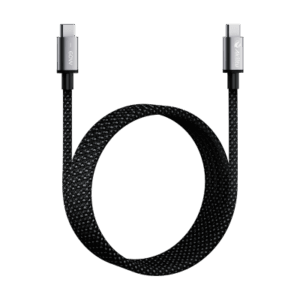 Cable de Carga USB-C a C 1.5 Metros (4.92 Pies) / Tecnología GaN (Nitruro de Galio / Fast-Charging / Potencia 60W / Velocidad Transferencia 480 Mbps / Material Nylon / Conector Aluminio Anodizado
