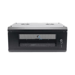 Gabinete de Pared con Puerta de Cristal Templado, 635mm de Profundidad, 4U Rack de 19'', Acero Reforzado