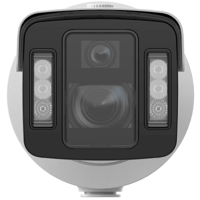 Bala IP Multi-Sensor DeepinView / Lente 15 a 45 mm (4 MP) + lente 4 mm (4 MP) / DarkFighterX y ColorVu / WDR 140 dB / IR + Luz Blanca (100 Mts y 30 Mts) / IP67 / IK10 - Image 2