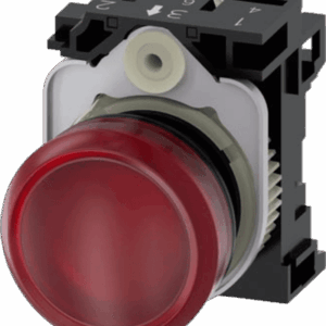 Lampara de señalización plástica con led color Roja, 110Vca