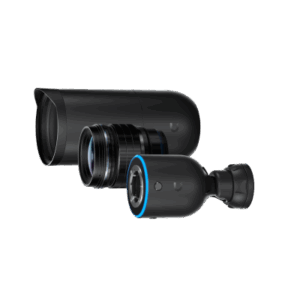UniFi Protect AI DSLR Long Distance – Cámara 4K PoE+ para Interior/Exterior con Sensor de Alta Sensibilidad, Lente Fija de larga distancia de 45 mm y Analítica Avanzada por IA