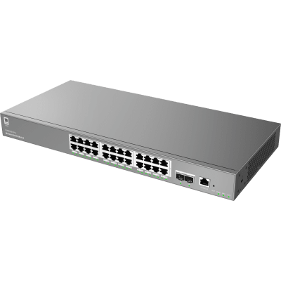 Switch Empresarial Administrable Capa 2++ / Serie GWN7800 Pro / 24 Puertos Gigabit Ethernet / 2 SFP+ / Switching 88 Gbps / VLAN 4K / QoS Avanzado / GDMS Cloud - Image 3