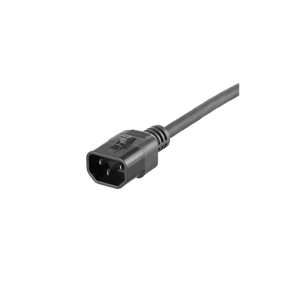 Cable de Alimentación Eléctrica Con Bloqueo Doble de Seguridad, de IEC C14 a IEC C13, 4 ft. de Largo, Color Negro, Paquete de 10 Piezas - Image 2