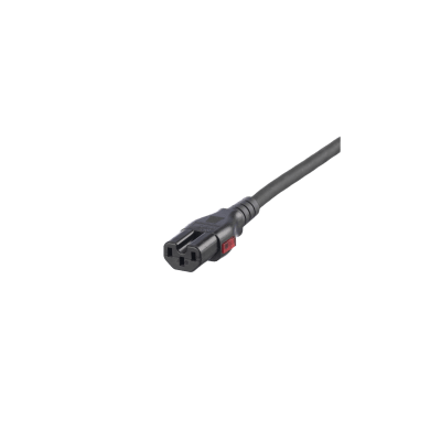 Cable de Alimentación Eléctrica Con Bloqueo Doble de Seguridad, de IEC C14 a IEC C13, 4 ft. de Largo, Color Negro, Paquete de 10 Piezas - Image 3