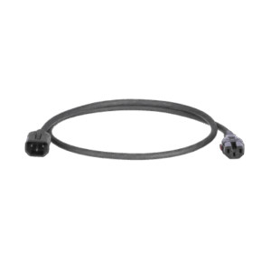 Cable de Alimentación Eléctrica Con Bloqueo Doble de Seguridad, de IEC C14 a IEC C13, 6 ft. de Largo, Color Negro, Paquete de 10 Piezas