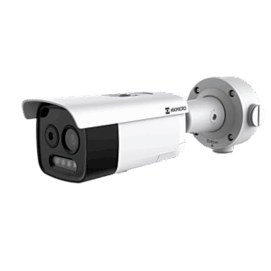 (HIKMICRO) Cámara Bala IP Bi-Espectral / Térmica (256 X 192 / 3.6 mm) + Óptica (5 MP / 4.3 mm) / IA GUANLAN / Rango: -20°C a 650°C / 2°C Tolerancia / Detección de Fuego y Humo / Alarma Visual y Audible / Dual Light