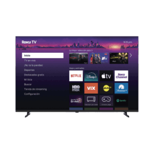 SmartTV QLED 50 Pulgadas 4K UHD / Resolución 3840x2160 / 3 HDMI con ARC / Wifi Integrado / Smart TV ROKU / VESA 200x200 mm