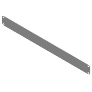 Tapa Ciega para Rack / 1 Unidad (1U) / 19 Pulgadas / Acero Calibre 14 / Pintura Electrostática Blanca / 483 x 44 mm (19 x 1.73 in)