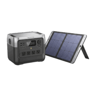 Kit de Energía Portátil / Estación 768 Wh / Salida AC 800 W (1600 W X-Boost) / Panel Solar 200 W / Batería LiFePO4 / IP67