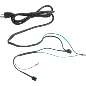 Fan Cord con Termostato Integrado / 1.8 m (5.9 ft) / 115V / 10A / Cobre / Negro / 2 Conectores para Ventiladores