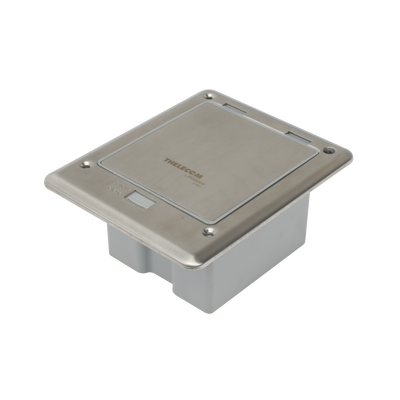 Caja de Piso con Contacto Eléctrico (Duplex), Resistente al Agua, IP66 (Con Tapa Cerrada) (11000-53201) - Image 2