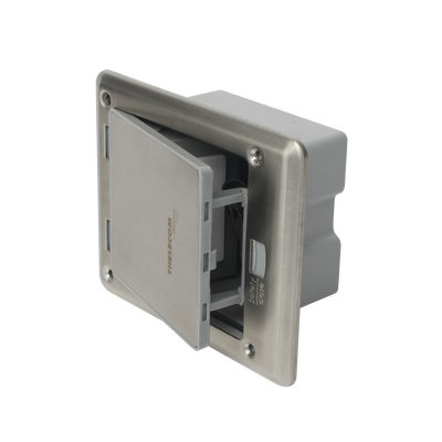 Caja de Piso con Contacto Eléctrico (Duplex), Resistente al Agua, IP66 (Con Tapa Cerrada) (11000-53201) - Image 4