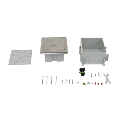 Caja de Piso con Contacto Eléctrico (Duplex), Resistente al Agua, IP66 (Con Tapa Cerrada) (11000-53201) - Image 5