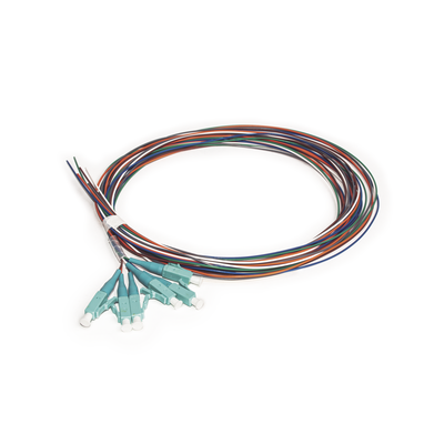 Kit de Pigtails / Multimodo OM3 50/125 µm / Conector LC / 2 Metros (6.56 Pies) / 6 Piezas / Recubrimiento 900 µm