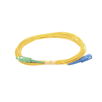 Jumper de Fibra Óptica / Monomodo OS2 G.652D / SC/UPC-SC/APC / Simplex 2mm / 5 m (16.40 ft) / PVC Amarillo - Image 3