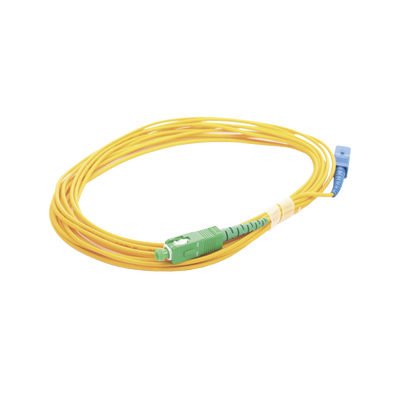 Jumper de Fibra Óptica / Monomodo OS2 G.652D / SC/UPC-SC/APC / Simplex 2mm / 5 m (16.40 ft) / PVC Amarillo - Image 4