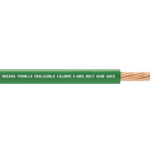 ( Venta x metro ) Cable Eléctrico de Cobre Recubierto THW-LS Calibre 14 AWG 19 Hilos Color Verde