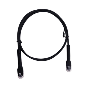 Mini Patch Cord Cat6 Ultra Slim 3 Metros (9.84 Pies) Negro ? Ahorra Espacio sin Organizadores, con Bota Flexible