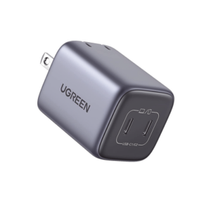 Cargador GaN II / 45W / 2 Puertos USB-C / Power Delivery 3.0 / Quick Charge 4.0 / 100-240V