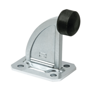 Tope de Paro / Acero Galvanizado con Tapón Nylon / Impacto 200 kg / 0.72 kg / Fijación por Taquetes