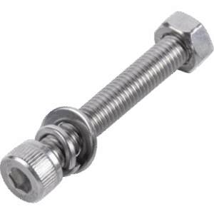 Tornillo acero inoxidable  M8*60 para montajes de módulos fotovoltaicos