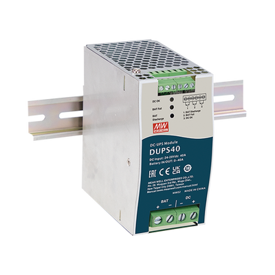 Módulo DC-UPS / 24 VCD / 40 A / Riel DIN / Baterías 4 a 135 Ah / -30°C a +70°C