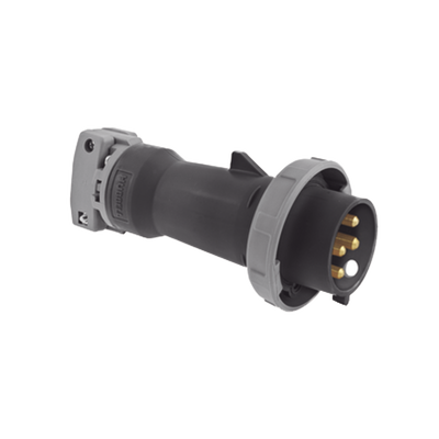 Enchufe Macho Pin and Sleeve / 60 A / 600 VCA / Trifásico 3 Polos 4 Hilos / IP67 / -40 °C a 75 °C