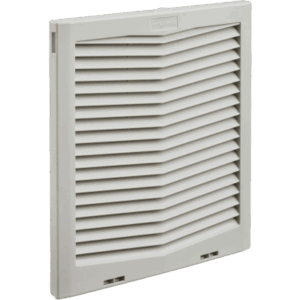 Rejilla de Escape / IP54 / HF13 13 in (325 mm) / Plástico / Click-Fit / Gris Claro