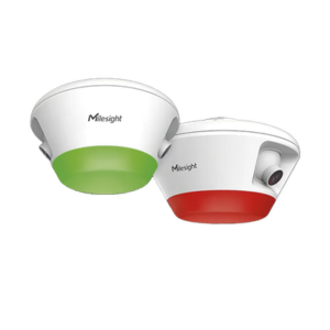 Sensor de Ocupación de Aparcamiento con IA / Doble Lente / 6 Espacios / Precisión 99.9% / Indicador Multicolor / Reconocimiento de Matrícula