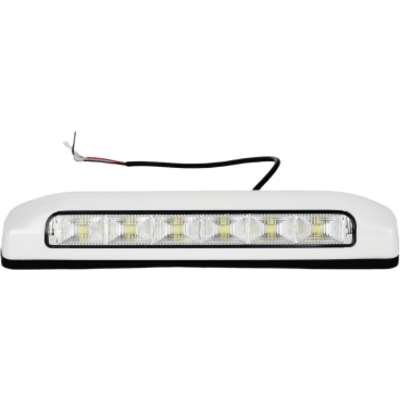 Luz de Escena LED / 6 LED / 75 lm / IP67 / 12-24 VCC / 0.1 A / 203 x 41 x 29 mm / 8 x 1.6 x 1.1 in / -30°C a +50°C / Bisel Blanco