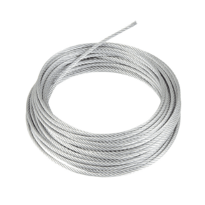 Rollo o carrete de 100 Metros de Retenida de 1/8" de Alta Resistencia, Galvanizado clase A.