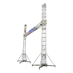 Kit de Portería Tipo Truss / 6 x 8 m (19.7 x 26.2 ft) / Carga 600 kg / Aluminio 60x80 mm