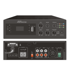 Amplificador Digital / 240W / Bluetooth / MP3 WAV WMA APE FLAC / Entrada XLR Phantom 48V / 2 Entradas RCA / USB TF Card / FM Radio / Control Remoto