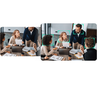 Cámara de Videoconferencia IP / Dual 4K / Sensor 8 MP / Zoom Óptico 12x / Campo de Visión 120° Panorámico / Seguimiento Automático por Voz - Image 5