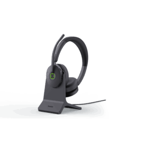Diadema Bluetooth Yealink BH74 con Cancelación Activa de Ruido Híbrida, Base de Carga y Tecnología Acoustic Shield 3.0.