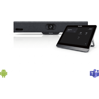 Barra de Videoconferencia / 4K / Lente 120° / Android Integrado / Microsoft Teams / BYOD / 8 Micrófonos MEMS / Full-Duplex