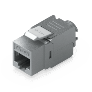 Keystone Jack / Cat6A / Terminación Toolless / Snap-In / 12 Piezas / 23-26 AWG