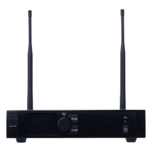 Receptor Inalámbrico / U-Band 540-690 MHz / Modulación PI/4-DQPSK / Pantalla TFT-LCD 2.2" / Salida Balanceada XLR y BNC / Encripción de Audio / Escaneo de Frecuencia