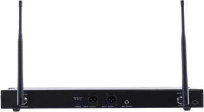 Receptor Inalámbrico Dual Canal / U-Band Digital / 4 Bandas 470-830 MHz / Modulación pi/4-DQPSK / Pantalla TFT-LCD 2.2" / Anti-Interferencia ID Code Pilot / Salidas Balanceadas y Desbalanceadas / Ecualización Ajustable - Image 3