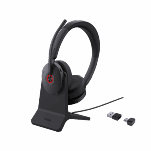 Diadema Inalambrica BH74-With-Stand-UC-USB-C/A de Yealink con Compatibilidad UC Multiplataforma y Acoustic Shield 3.0