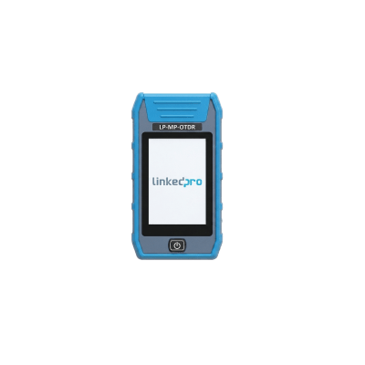 Mini OTDR para Fibra Óptica / Monomodo 1310/1550 nm / Rango Dinámico 24/22 dB / Alcance 80 km (262467 ft) / Pantalla Táctil 3.5" / VFL 10 mW / OPM Integrado