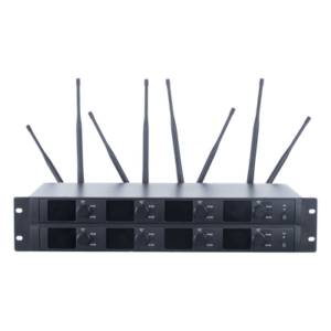 Receptor Inalámbrico / 8 Canales / U-Band 540-690 MHz / Modulación PI/4-DQPSK / Pantalla TFT-LCD 2.2" / Salida Balanceada y Desbalanceada / Encripción de Audio