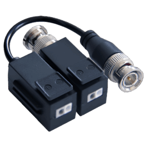Kit de Transceptor (Balluns) TURBOHD con Boton Push / Hasta 8 MP (4K) / 100% Cobre / Soporta HD-TVI / AHD / CVI / CVBS / Audio por Coaxitron / Datos para Menu de Configurar de Cámaras