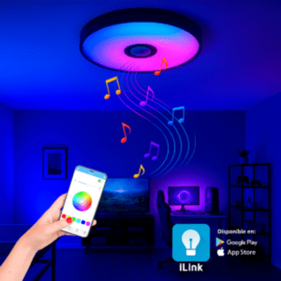 Luminario LED JLAR-3003 / 30W / 2400 Lúmenes / Bluetooth Control App / Voltaje 85-265V / Temperatura 6500K Fría / Garantía 3 Años - Image 6