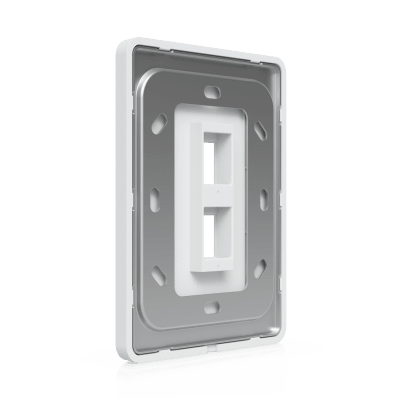 Placa Keystone Universal / 2 Puertos / Superficie Pintable / Montaje Vertical / 4 Piezas - Image 4