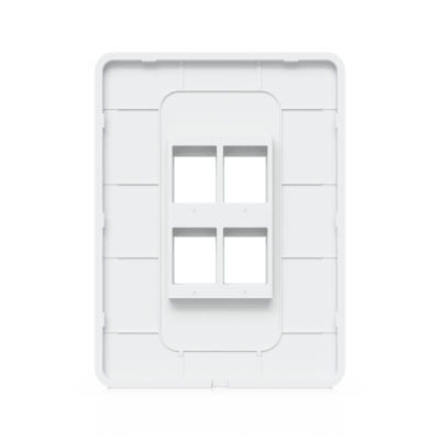 Placa Keystone / 4 Puertos / Superficie Pintable / Montaje 1-Gang / Paquete 4 Piezas - Image 6