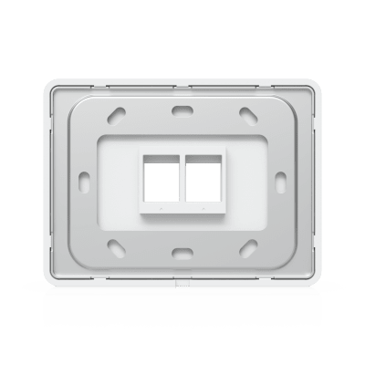 Placa de Pared Keystone / 2 Puertos / Horizontal / Superficie Pintable / 4.4 x 3.2 x 0.12 in / Paquete 4 Piezas - Image 5